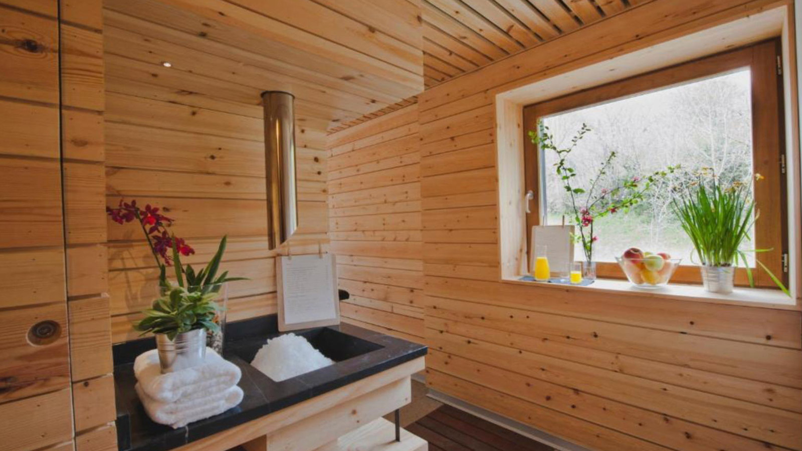 Baño de madera